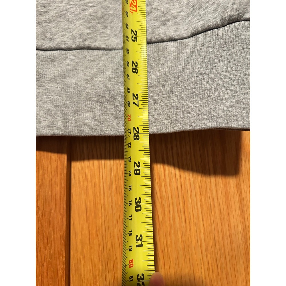 Genuine Dickies Men's Full Zip Hoodie Heather Gray Fleece Sweatshirt Size Medium - Picture 4 of 8